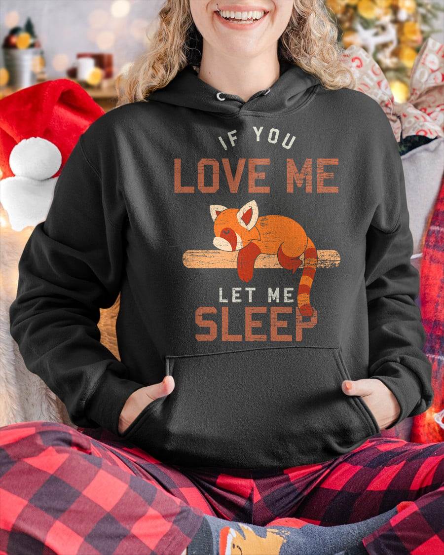 Cute Sleeping Animal PJ Napping Pajama Sleeping Red Panda T-Shirt