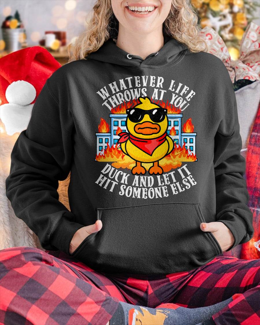 Sarcastic Funny Duck Shirt Funny Joke Quote Humor Duck Meme T-Shirt