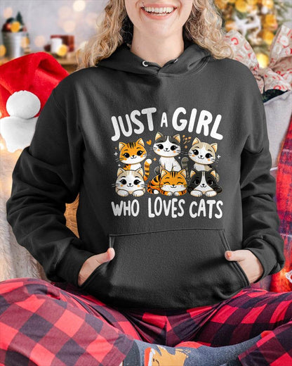 Cats Lover Just A Girl Who Loves Cat T-Shirt