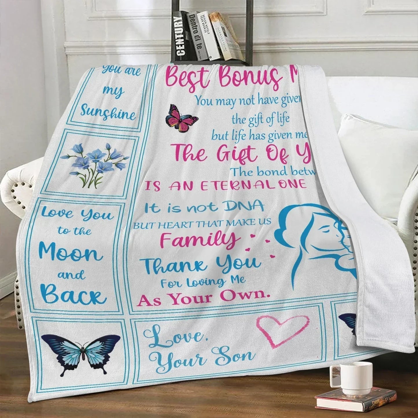 Best Bonus Mom Blanket From Son