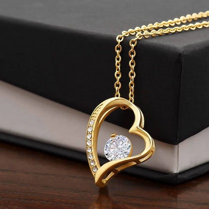TO MY WIFE - GIFT FROM HUSBAND - Forever Love Necklace