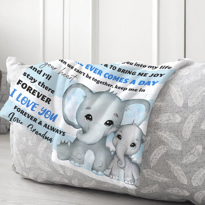 Special Gift For Your Grandson Blanket - From Grandma