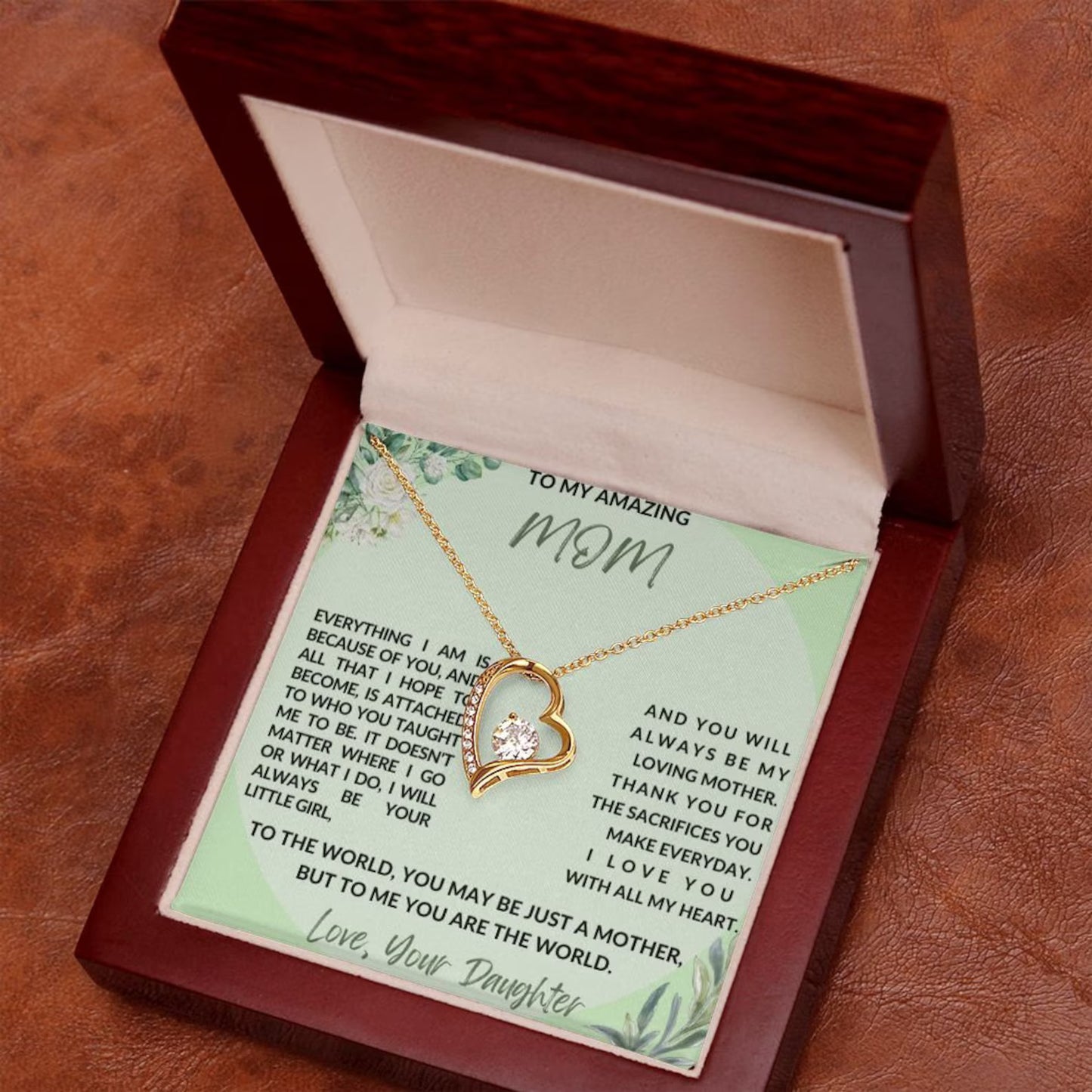 Forever Love Necklace - Gifts for Mom From Daughter 02