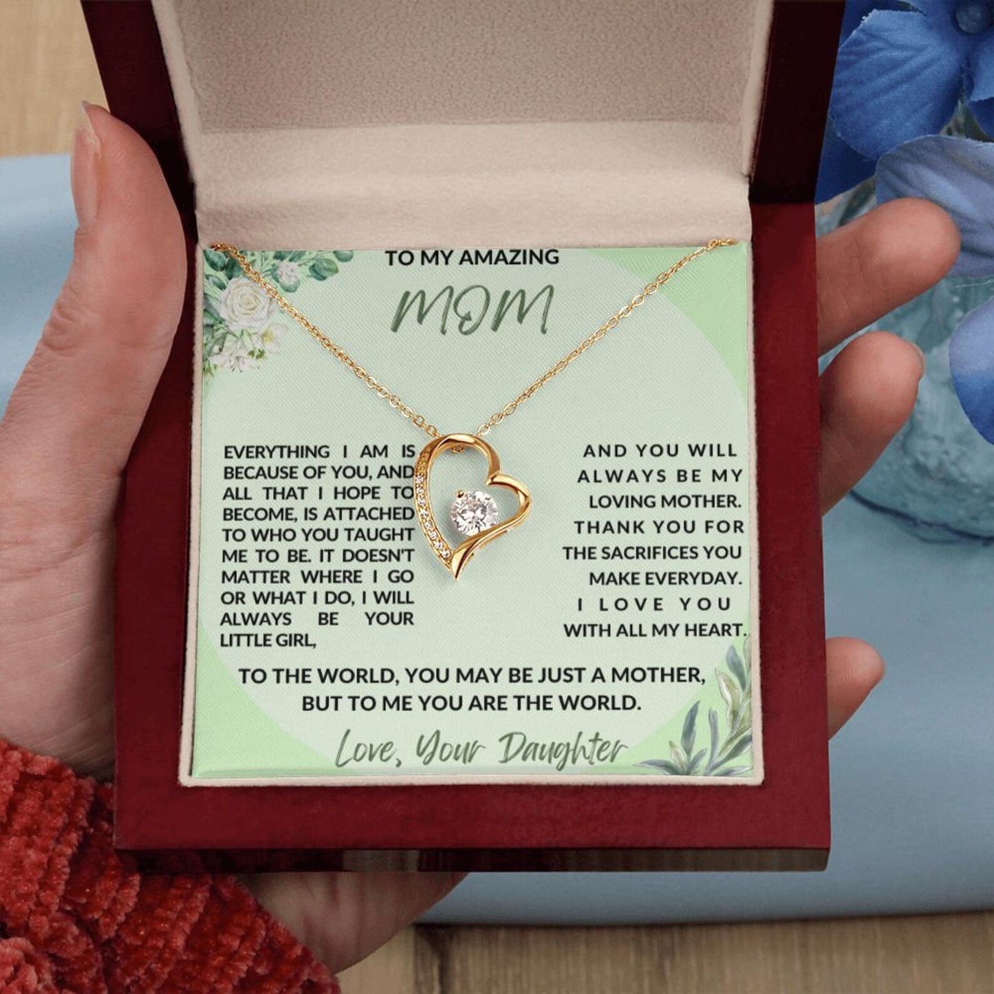 Forever Love Necklace - Gifts for Mom From Daughter 02