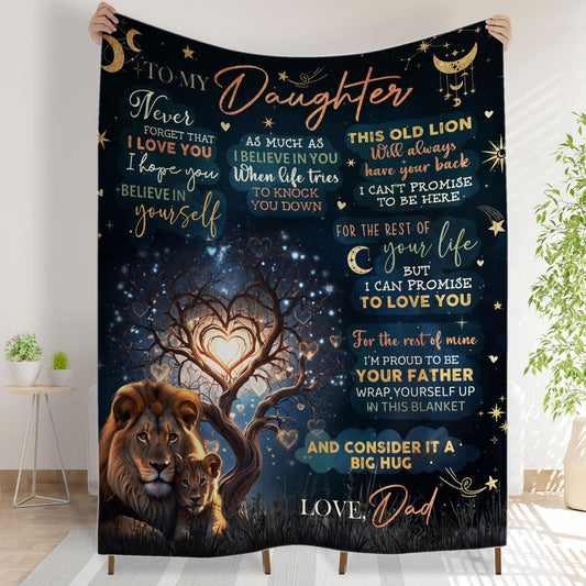 Special Gift For Your Daughter Blanket - From Dad (SKUB10-127)