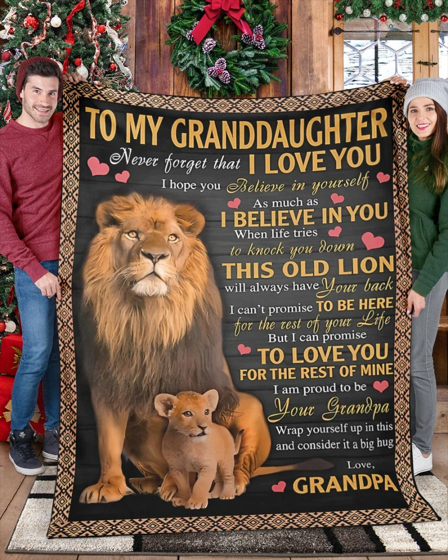 BLANKET FOR GRANDSON – COMFORT & WARMTH GIFT FROM GRANDPA  Sherpa Fleece Quilt Blanket SNOW (SKUB09-113)