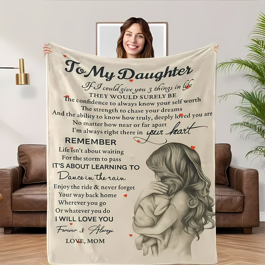 Special Gift For Your Daughter Blanket - From Mom