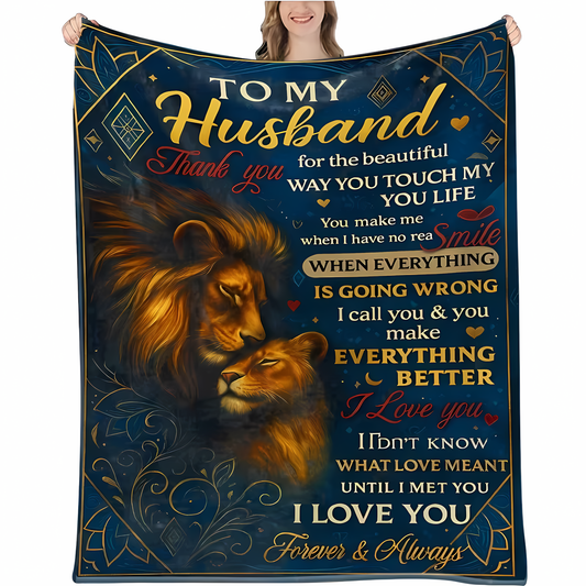 Special Gift For Your Husband Blanket - From Wife