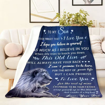 Special Gift For Your Son Blanket - From Dad
