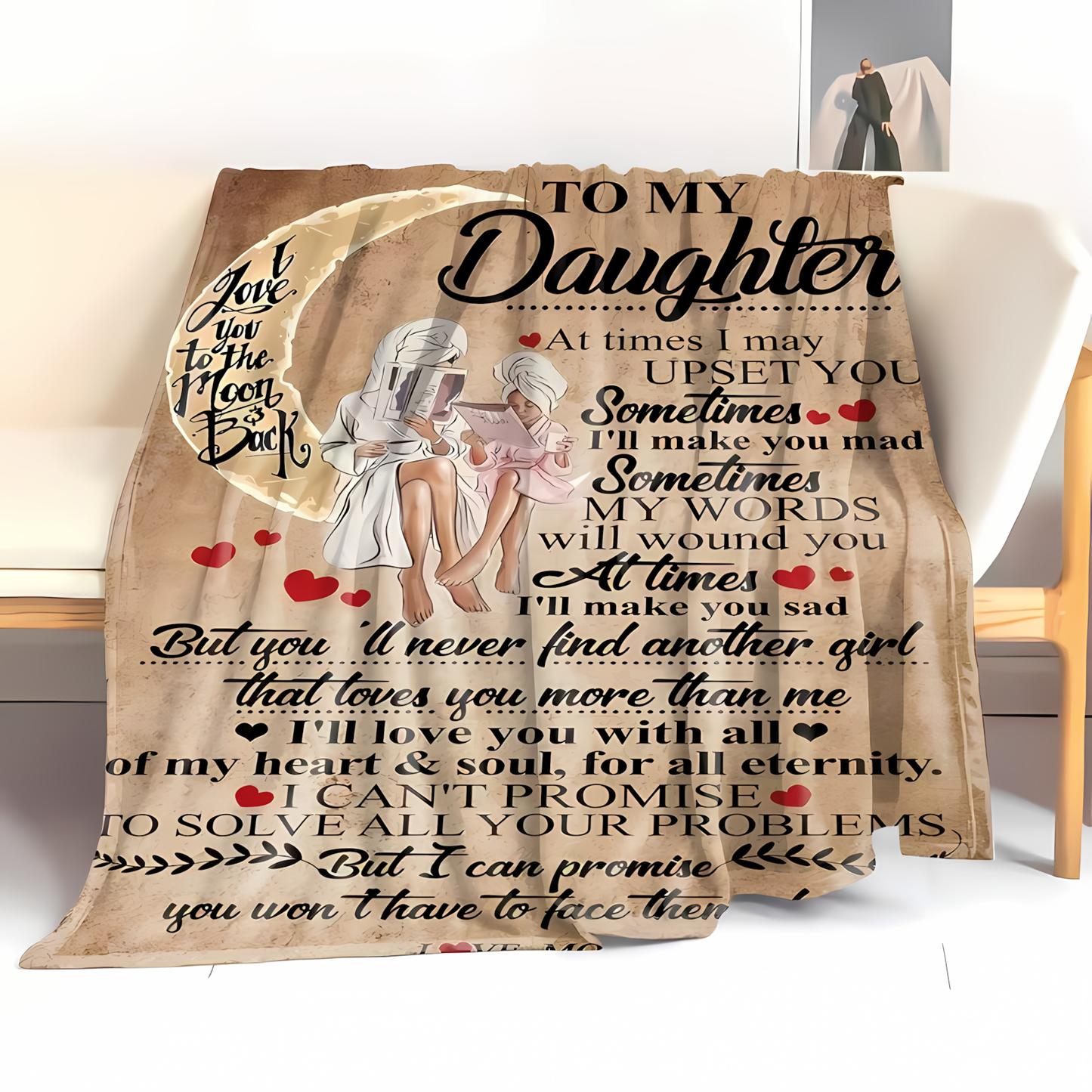 Special Gift For Your Daughter Blanket - From Mom