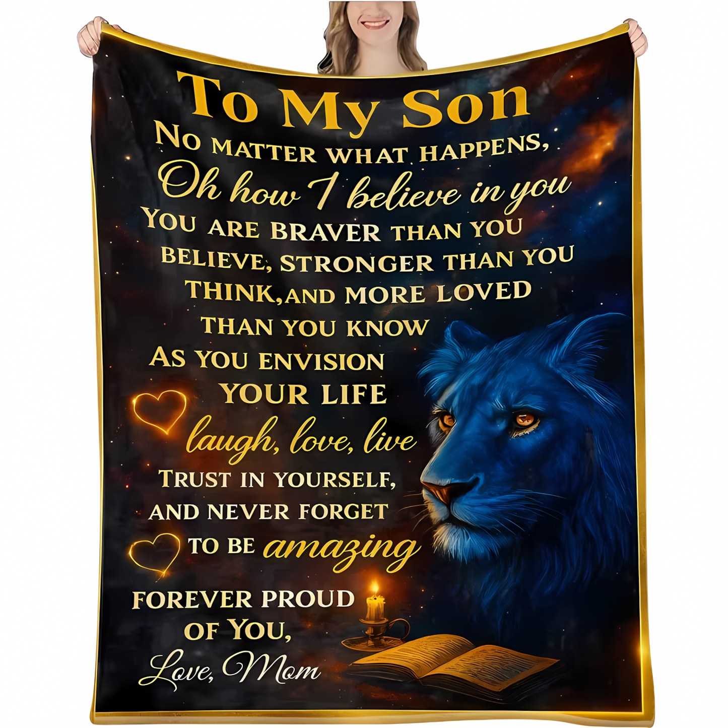 Special Gift For Your Son Blanket - From Mom