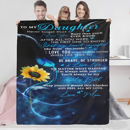 Special Gift For Your Daughter Blanket - From Mom