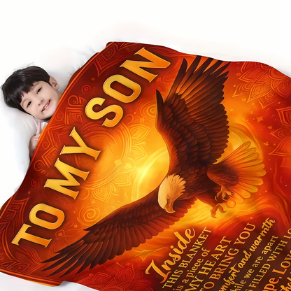 Special Gift For Your Son Blanket - From Mom