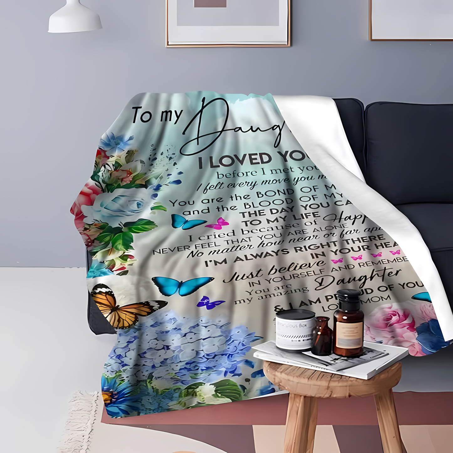 Special Gift For Your Daughter Blanket - From Mom