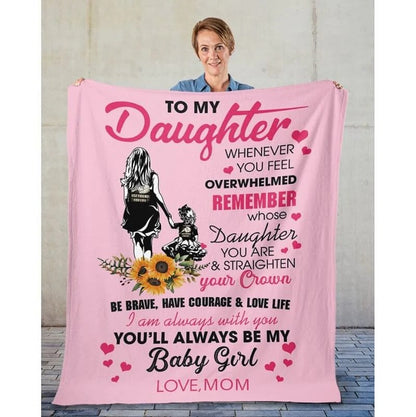Special Gift For Your Daughter Blanket - From Mom