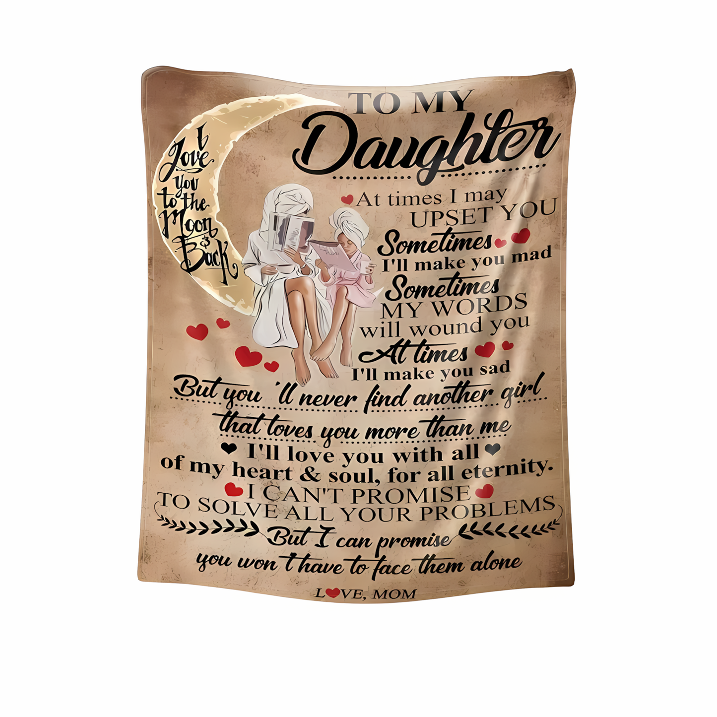 Special Gift For Your Daughter Blanket - From Mom