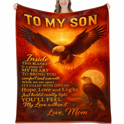 Special Gift For Your Son Blanket - From Mom