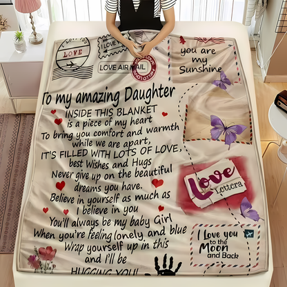 Special Gift For Your Daughter Blanket - From Mom