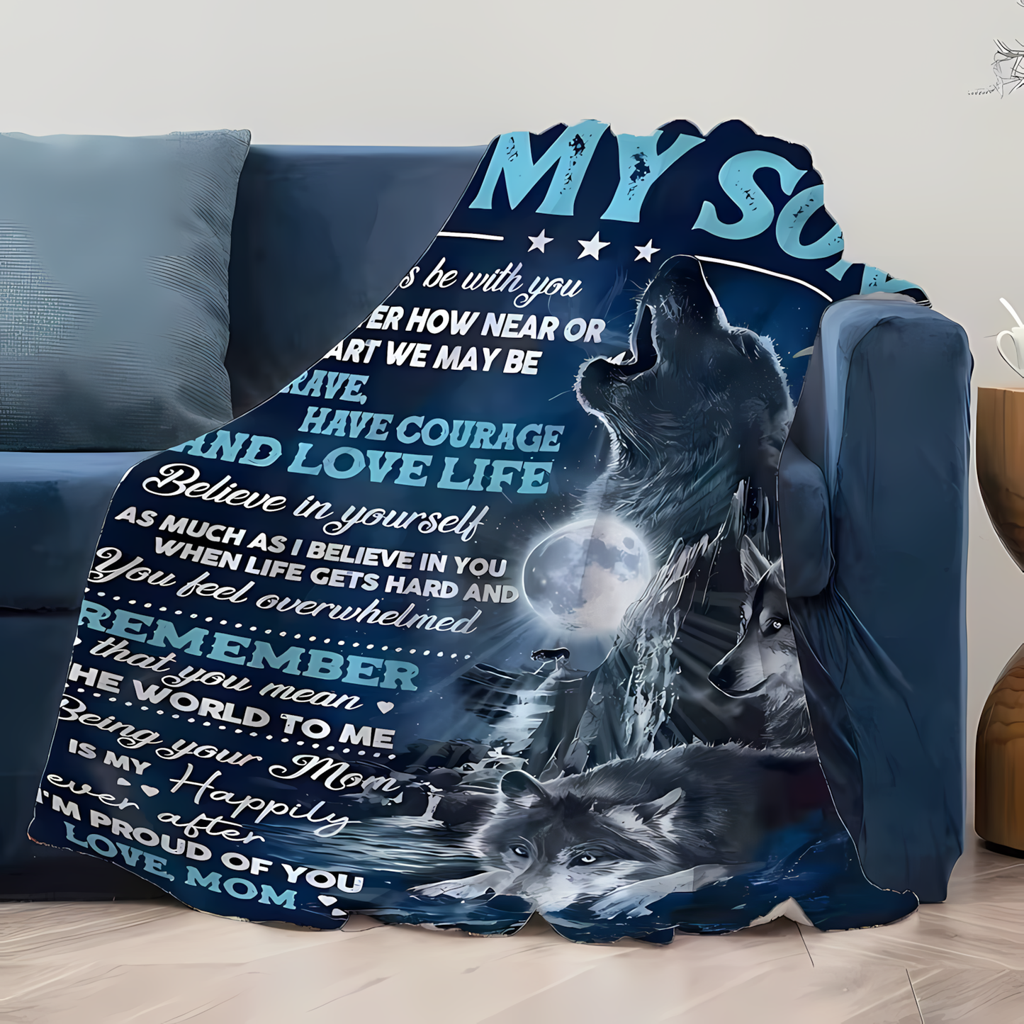 Special Gift For Your Son Blanket - From Mom