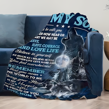 Special Gift For Your Son Blanket - From Mom