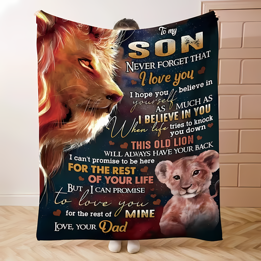 Special Gift For Your Son Blanket - From Dad