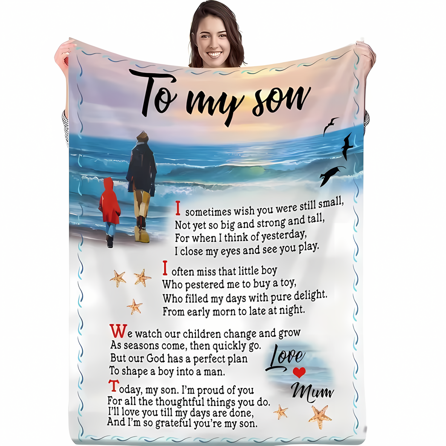 Special Gift For Your Son Blanket - From Mom