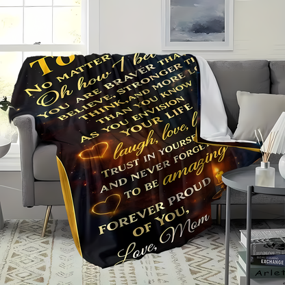 Special Gift For Your Son Blanket - From Mom