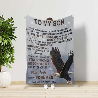 Special Gift For Your Son Blanket - From Mom