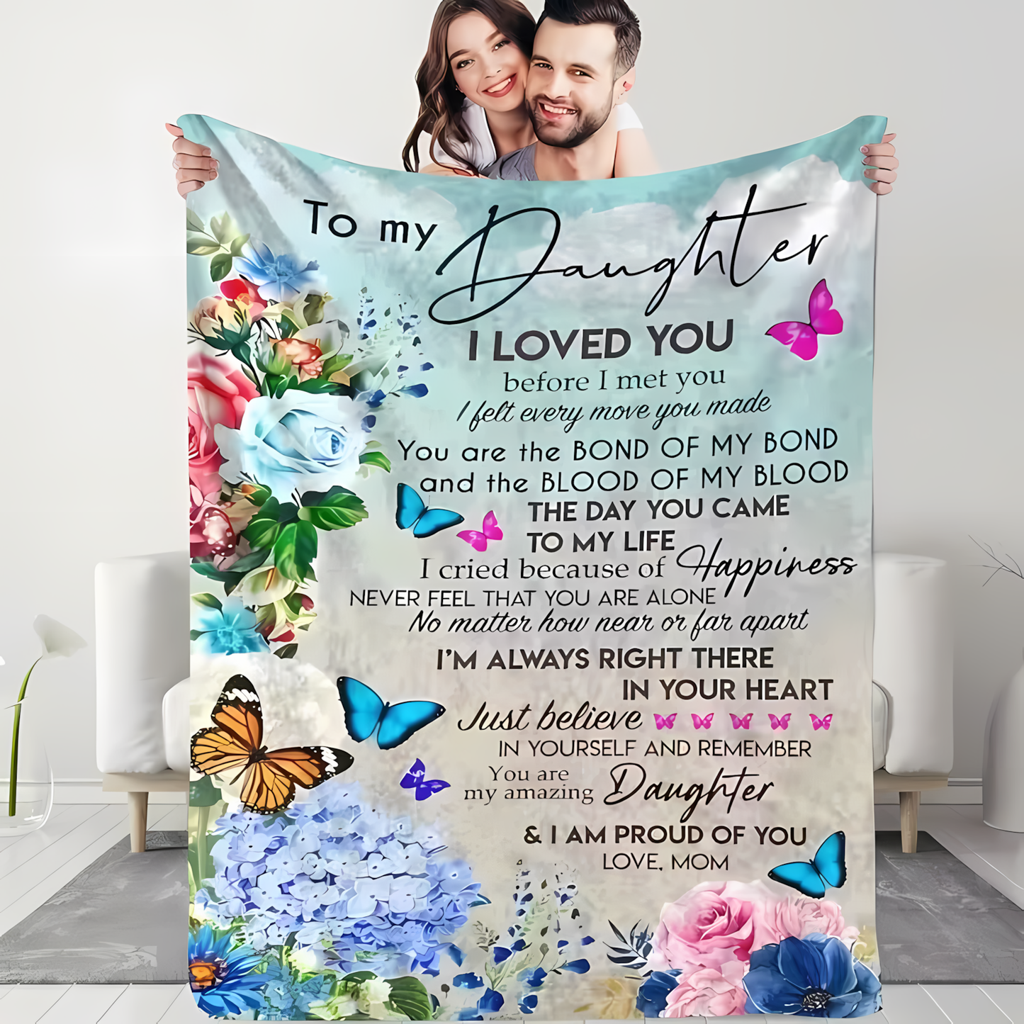 Special Gift For Your Daughter Blanket - From Mom