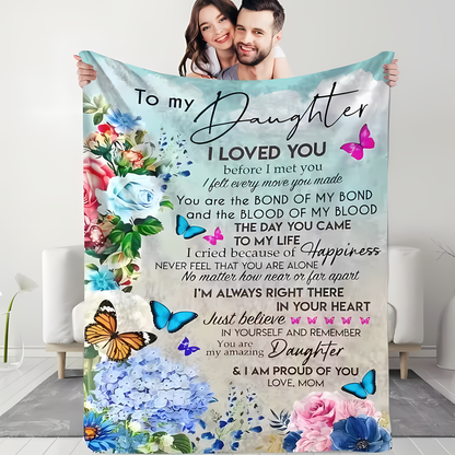 Special Gift For Your Daughter Blanket - From Mom