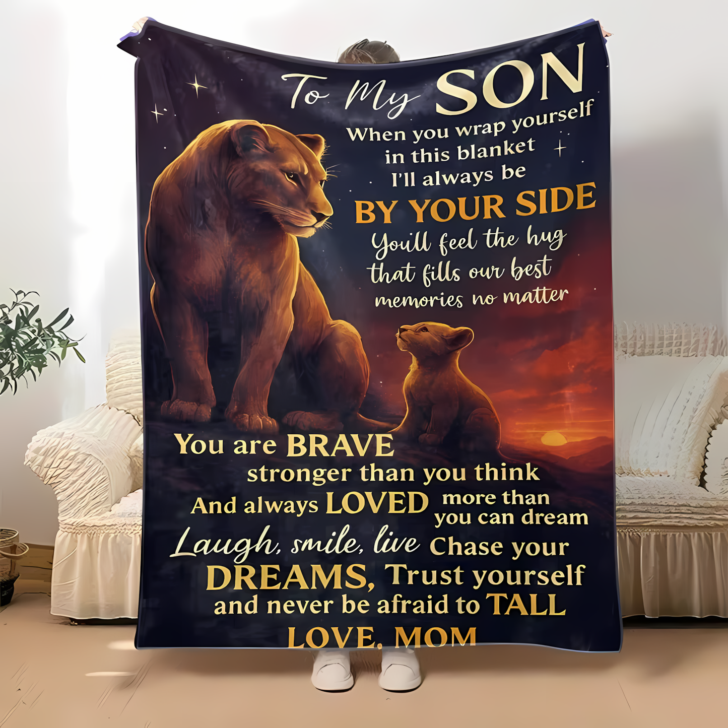 Special Gift For Your Son Blanket - From Mom