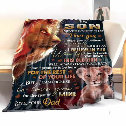 Special Gift For Your Son Blanket - From Dad