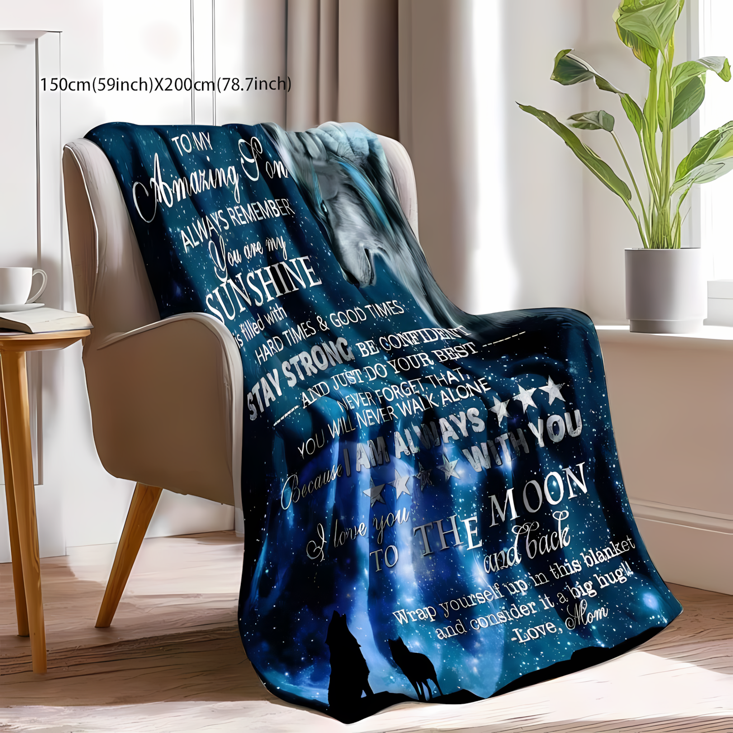 Special Gift For Your Son Blanket - From Mom