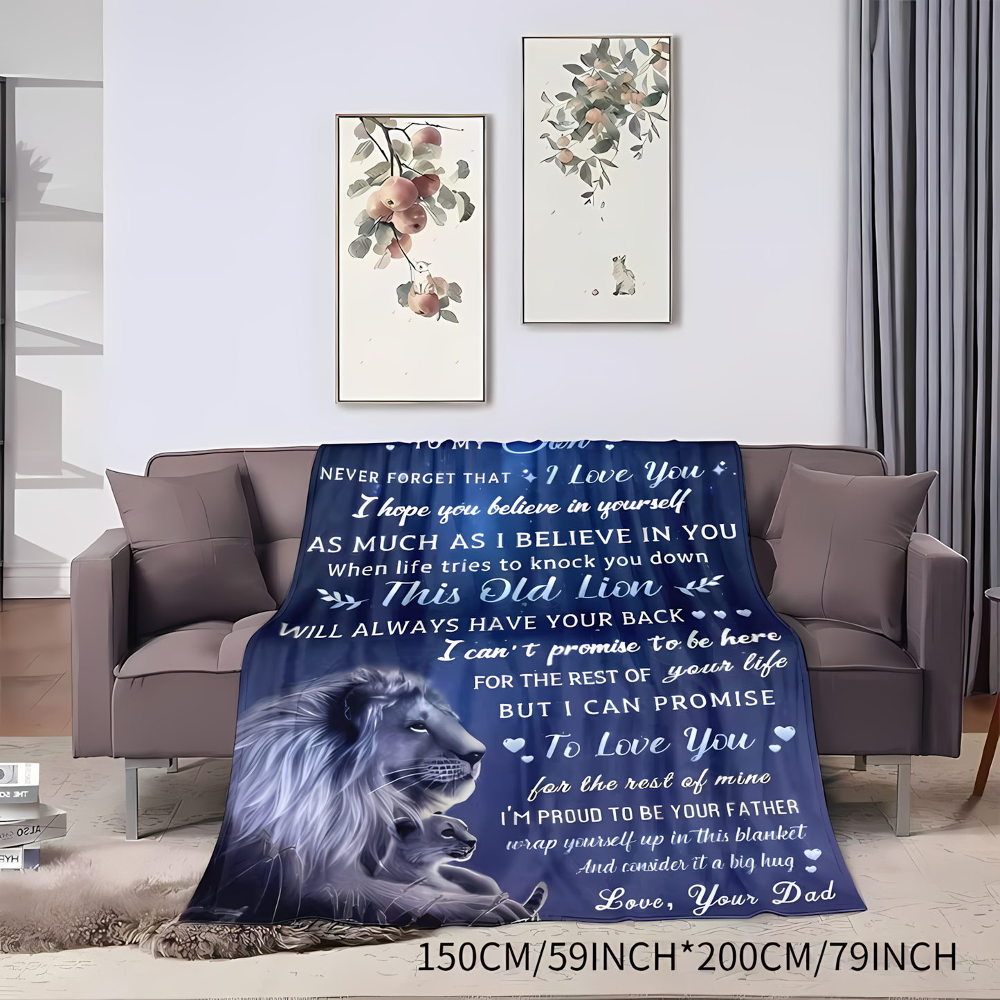 Special Gift For Your Son Blanket - From Dad