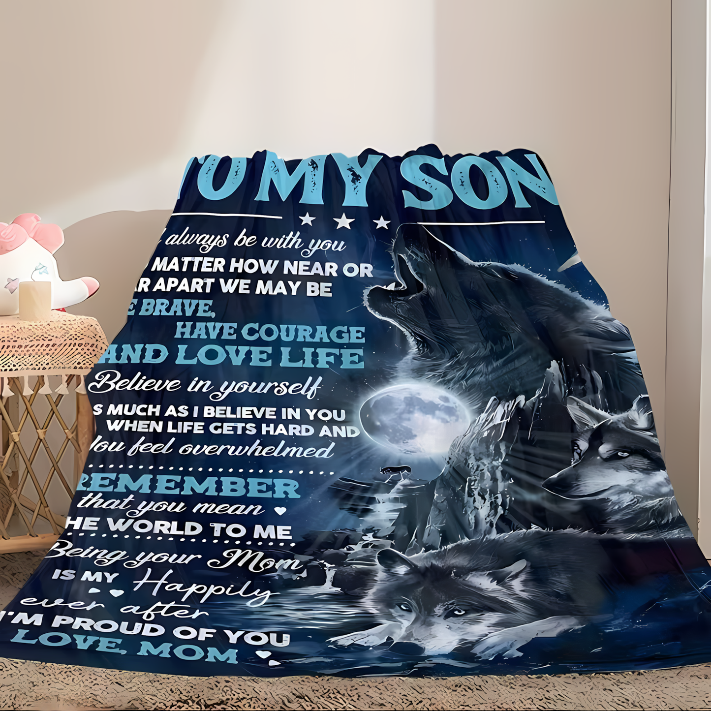 Special Gift For Your Son Blanket - From Mom