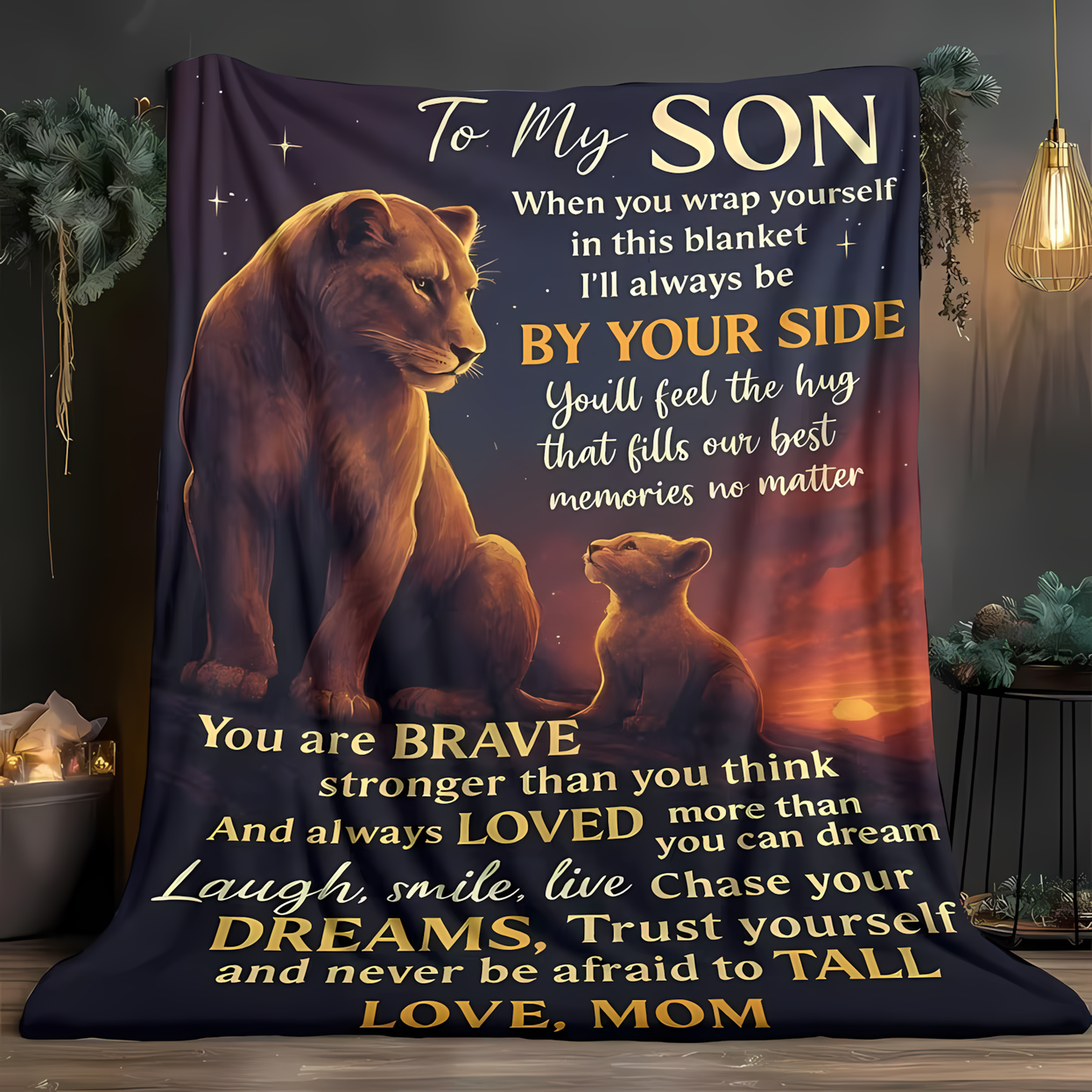 Special Gift For Your Son Blanket - From Mom