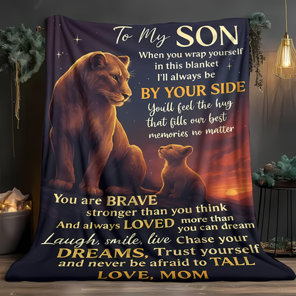 Special Gift For Your Son Blanket - From Mom