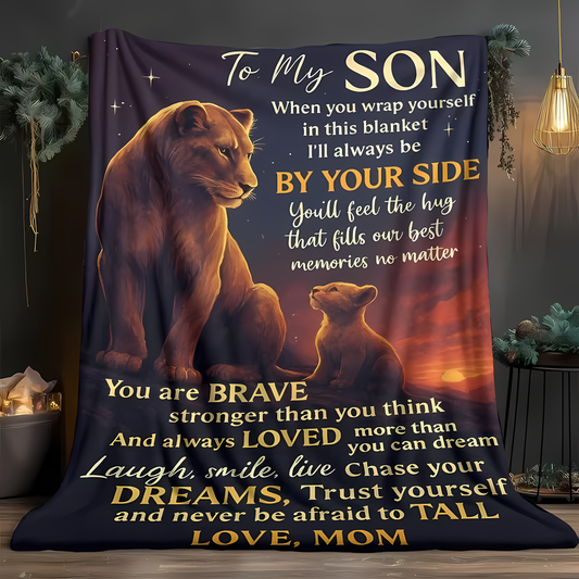 Special Gift For Your Son Blanket - From Mom