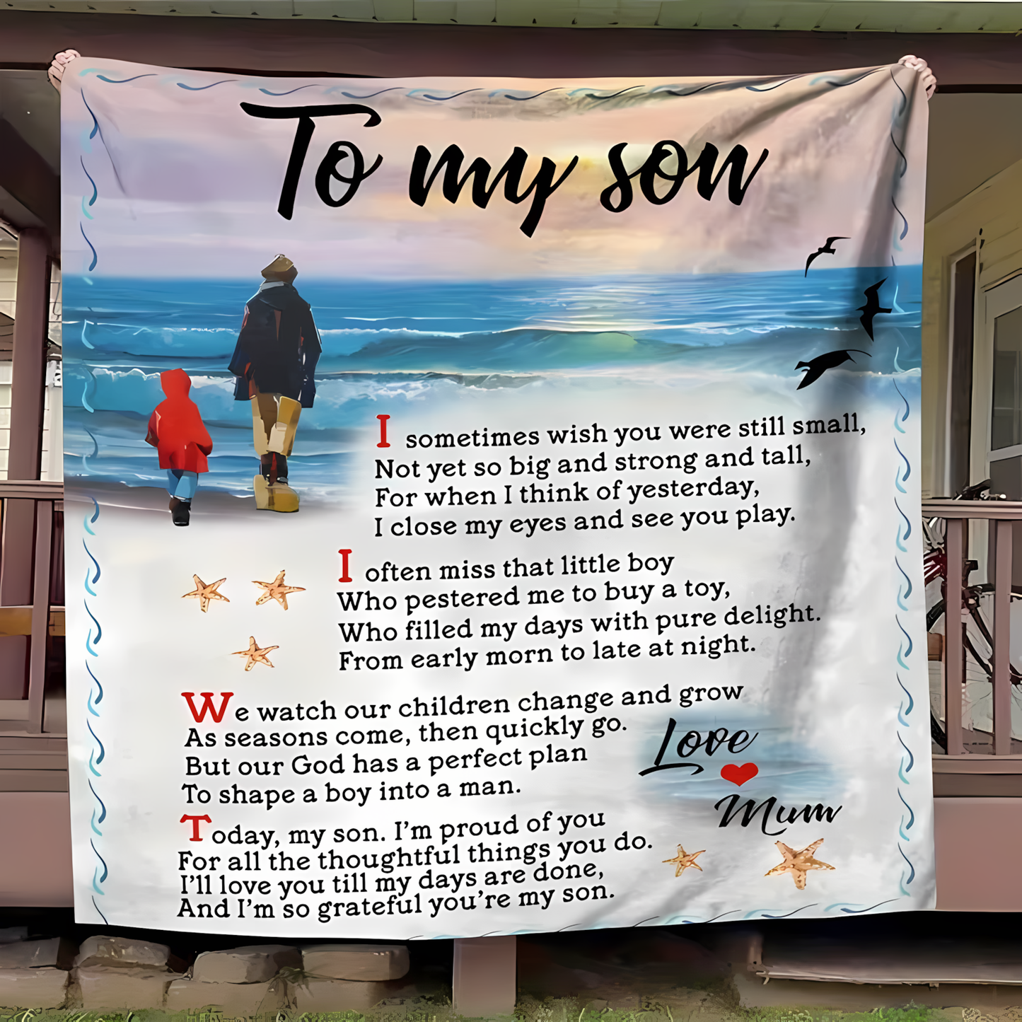 Special Gift For Your Son Blanket - From Mom