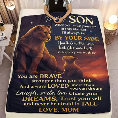 Special Gift For Your Son Blanket - From Mom