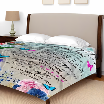 Special Gift For Your Daughter Blanket - From Mom