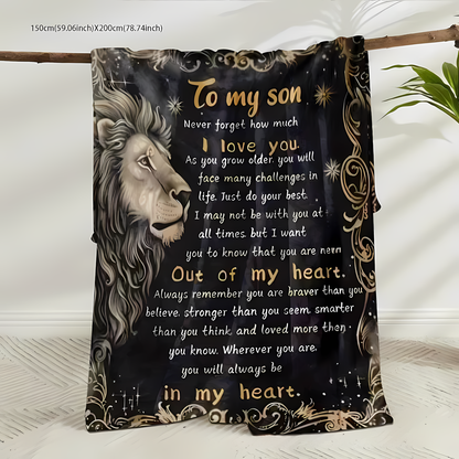 Special Gift For Your Son Blanket - From Dad