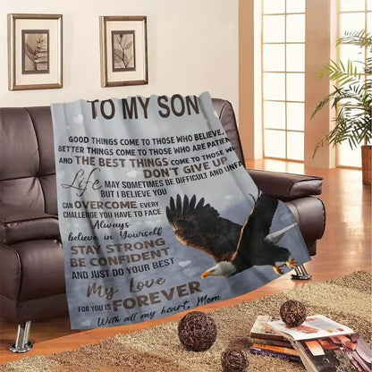 Special Gift For Your Son Blanket - From Mom