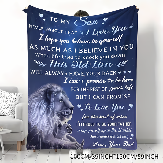Special Gift For Your Son Blanket - From Dad