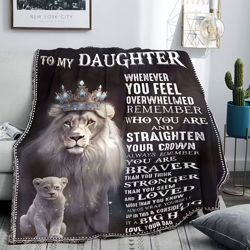 Special Gift For Your Daughter Blanket - From Dad