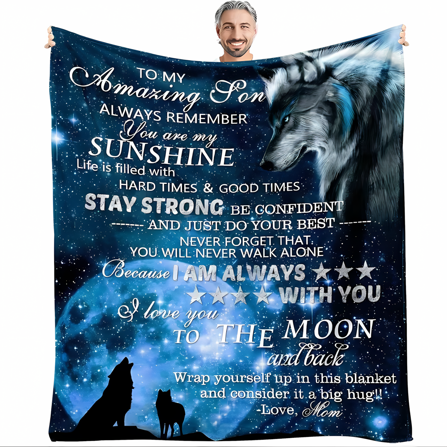 Special Gift For Your Son Blanket - From Mom