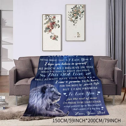 Special Gift For Your Son Blanket - From Dad