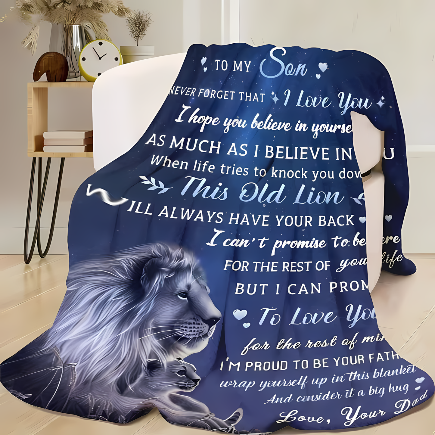 Special Gift For Your Son Blanket - From Dad