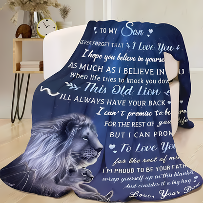 Special Gift For Your Son Blanket - From Dad