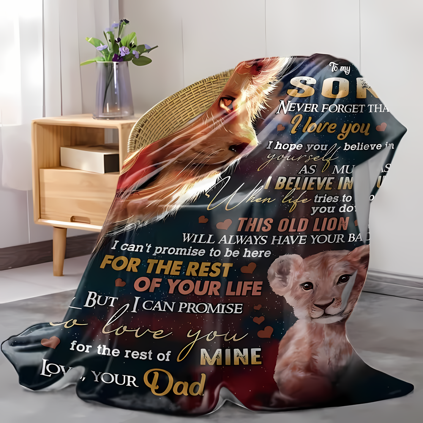 Special Gift For Your Son Blanket - From Dad